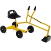 Promotion 4 ratų ekskavatorius su ergonomine atrama, geltonas