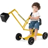 Promotion 4 ratų ekskavatorius su ergonomine atrama, geltonas