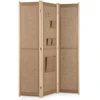 Promotion 4 skydų dirbtinio lino kambario pertvara