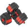 Virdulys Koduva 6-in-1 reguliuojamų hantelių rinkinys, raudonas, 30 kg