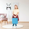 Promotion 6 vnt. 15" kvadratinės minkštos pagalvėlės vaikams su rankenomis mėlynas komplektas