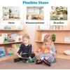 Promotion 6 vnt. vaikų sėdmaišiai su rankena mėlyni