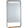 Koduva 80x60 LED vonios veidrodis su lentyna auksinis