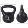 Virdulys Koduva 8kg kettlebell, juoda, plastikas ir smėlis