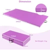 Promotion 8x4 pėdų sulankstoma gimnastikos kilimėlis - violetinis