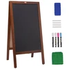 Koduva A formos kreidinė lenta VEVOR TSB-2040, dvipusė, ruda, 51 x 102 cm