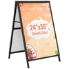 VEVOR A formos šaligatvio reklaminis stendas HS-H36, dvipusis, plieno, 61 x 91 cm