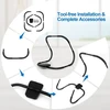 Koduva AB treniruoklis fitness crunch workout exerciser su galvos atrama, juodas