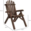 Koduva Adirondack sodo kėdė, anglies spalvos, iki 113 kg