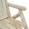 Koduva Adirondack sodo kėdė su porankiais, natūrali, 83 x 68 x 101 cm