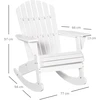Koduva Adirondack supamasis sodo krėslas, baltas, 77 x 94 x 97 cm