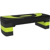 Koduva Aerobinis step platformos laiptelis, reguliuojamas aukštis, juodas, žalias, 80 x 31 x 10-20 cm