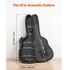 VEVOR Akustinės gitaros kietas dėklas, 119,5 cm, juodas