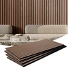 Koduva Akustinės sienų plokštės VEVOR, MDF, riešuto spalva, 120 x 60 x 2,1 cm, 4 vnt.