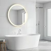 Koduva Apvalus LED vonios veidrodis, baltas, 61 cm, stiklas ir plienas