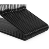 Koduva Atviri metaliniai kelnių pakabos, 20 vnt., 38 x 13 cm, juodi, PVC danga