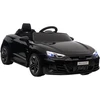 Koduva Audi-llicencijuotas elektrinis vaikų automobilis, juodas, 103 x 58 x 41 cm