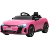 Koduva Audi RS E-tron GT vaikiškas elektrinis automobilis, rožinis, 103 x 58 x 41 cm