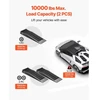 VEVOR Automobilio rampos TS260, 2 vnt., juodos, PP, 70 x 20 x 8 cm, 9072 kg GVW