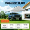 Koduva Automobilio stoginės keičiamasis uždangalas VEVOR, 600 x 330 cm, baltas