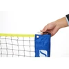 Songmics Badmintono tinklas, 5 m, mėlynai geltonas, reguliuojamo aukščio, su krepšiu ir kuoliukais
