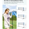 Koduva Badmintono tinklas su reguliuojamu aukščiu, 400 x 107/120/155 x 103 cm, mėlynas/juodas