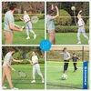 Koduva Badmintono tinklas su reguliuojamu aukščiu, 400 x 103 x 90–155 cm, mėlynas-geltonas