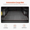 VEVOR Bagažinės kilimėlis Toyota 4Runner 7 vietų 2011-2024 be ištraukiamo padėklo, TPE, juodas, 146 x 94 cm