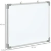 Koduva Balta lenta, lengvai nuvaloma, 4 žymekliai, 10 magnetų, 1 trintukas, 60 x 1,8 x 45 cm