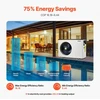 Koduva Baseino šilumos siurblys VEVOR VBPYCE-70, 1.48-7.11 kW, 15-30 m³ antžeminiams baseinams