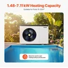 Koduva Baseino šilumos siurblys VEVOR VBPYCE-70, 1.48-7.11 kW, 15-30 m³ antžeminiams baseinams