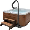 VEVOR Baseino turėklas H10263-63, reguliuojamas 122,92–160 cm, matinis juodas