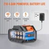 VEVOR Belaidis aukšto slėgio ploviklis XS-002, 220 W, 21 V, su 4,0 Ah akumuliatoriumi ir 6 viename antgaliu