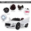 Koduva Bentley GT licencijuotas elektrinis vaikiškas automobilis, baltas, 108 x 60 x 43 cm