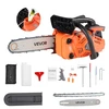 VEVOR Benzininis grandininis pjūklas 2500, 25 cc, 0,75 kW, 31 cm, oranžinis / juodas