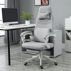 Koduva Biuro kėdė su galvos ir juosmens pagalvėlėmis, pilka, 62 x 68 x 117–127 cm