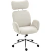 Koduva Biuro kėdė su reguliuojama galvos atrama, ergonomiška, šviesiai pilka, 115-123 cm