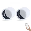 VEVOR Bluetooth įleidžiami lubiniai garsiakalbiai 845BT su stiprintuvu, 2 vnt., 203 mm