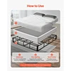 Koduva Box spring lovos rėmas Queen dydžiui, VEVOR AY11, plaunamas audinys, metalinis rėmas, 2010 x 1515 x 230 mm