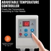 VEVOR Būgno šildytuvas, 18,93 l, 250 W, reguliuojamas 0-63 °C