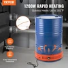 VEVOR Būgno šildytuvas, 208,2 l, 1200 W, silikoninis, reguliuojama 30-150 °C