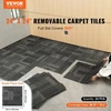 VEVOR Carpet tiles DC126-04, 24 vnt., mišriai pilka, 610 x 610 x 6 mm