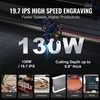 Koduva CO2 lazerinis graviravimo ir pjovimo įrenginys VEVOR KH1490, 130 W, 140 x 90 cm