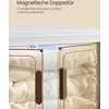 Koduva Daiktadėžės su 4 lygiais ir dangčiu, baltos, PP plastikas, 31 x 55 x 111 cm