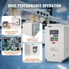 VEVOR Dažnio keitiklis D100-4.0S2B-S, 4 kW, 18 A, AC 220 V, 22 x 11,8 x 14,8 cm