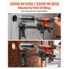 Koduva Deimantinė gręžimo mašina VEVOR Z1Z-9260 su stovu ir ratukais, 3200 W, 750 RPM, maks. gręžimo skersmuo 26 cm