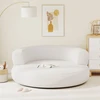 Koduva Didelė pripučiama balta sofa