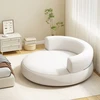 Koduva Didelė pripučiama balta sofa