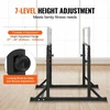 VEVOR Dip bar stovas FA004, reguliuojamas aukštis, apkrova iki 363 kg, 126 x 121 x 125 cm