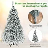 Koduva Dirbtinė eglutė su sniegu ir LED 180cm